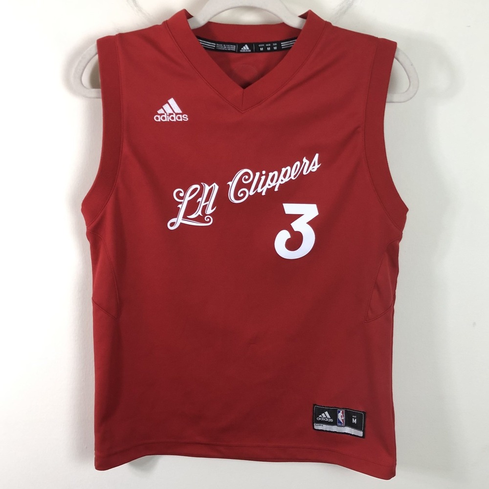 Adidas Los Angeles Clippers Chris Paul #3 Christmas Day Jersey Youth M Red NBA